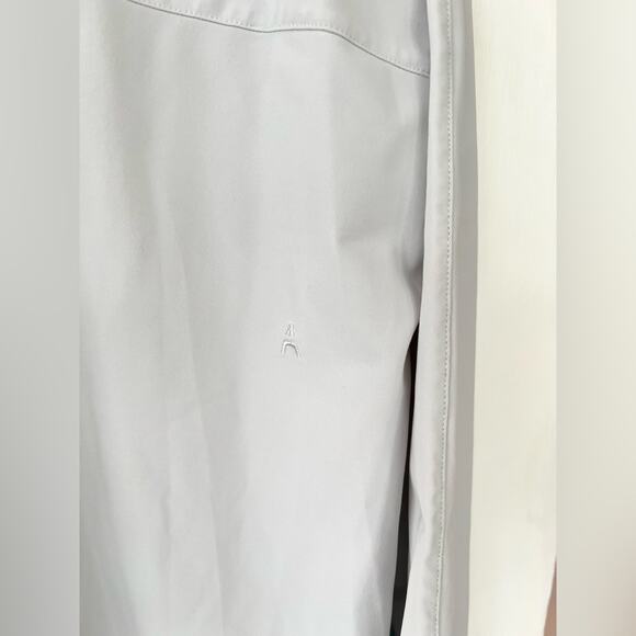 ADAY Something Borrowed grey blouse tailored work office top button front XL - Picture 7 of 10